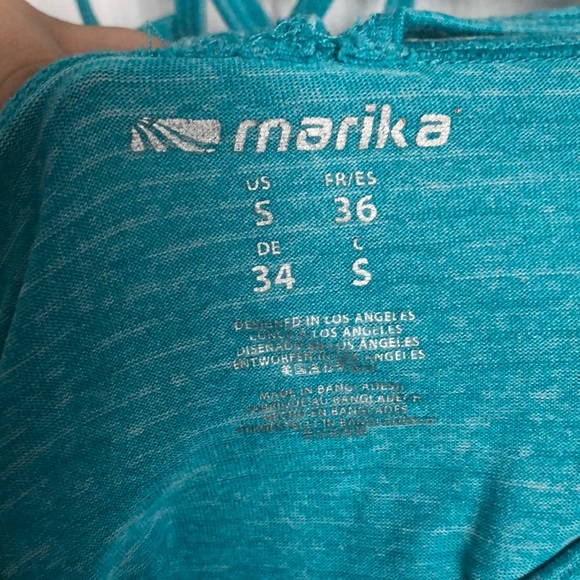 Marika blue active wear tank top size small - Picture 3 of 3